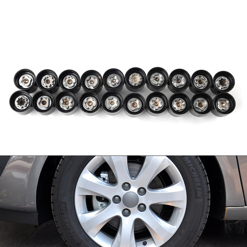 Locking Wheel Nut Key Anti-theft Screw Key Removal Tool For Vauxhall