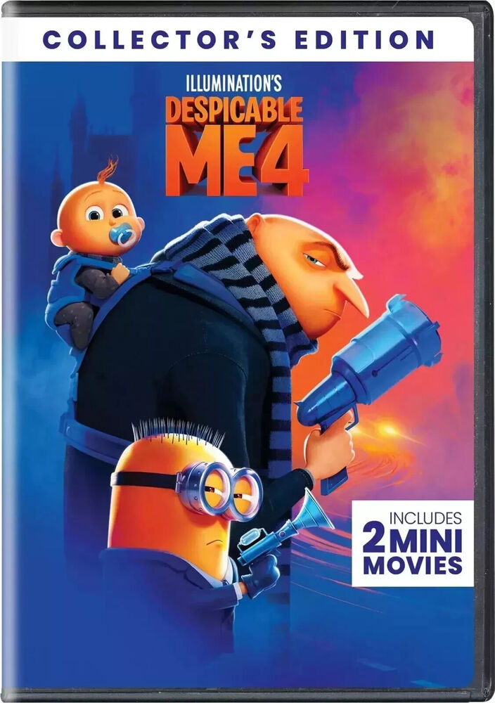 Despicable Me 4 - Collector's Edition (DVD, 2024)  NEW With Slipcover