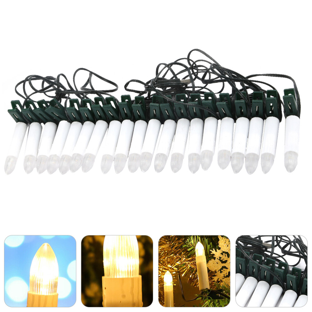 Decoration Christmas Candle Lights Living Room Decorative Warm