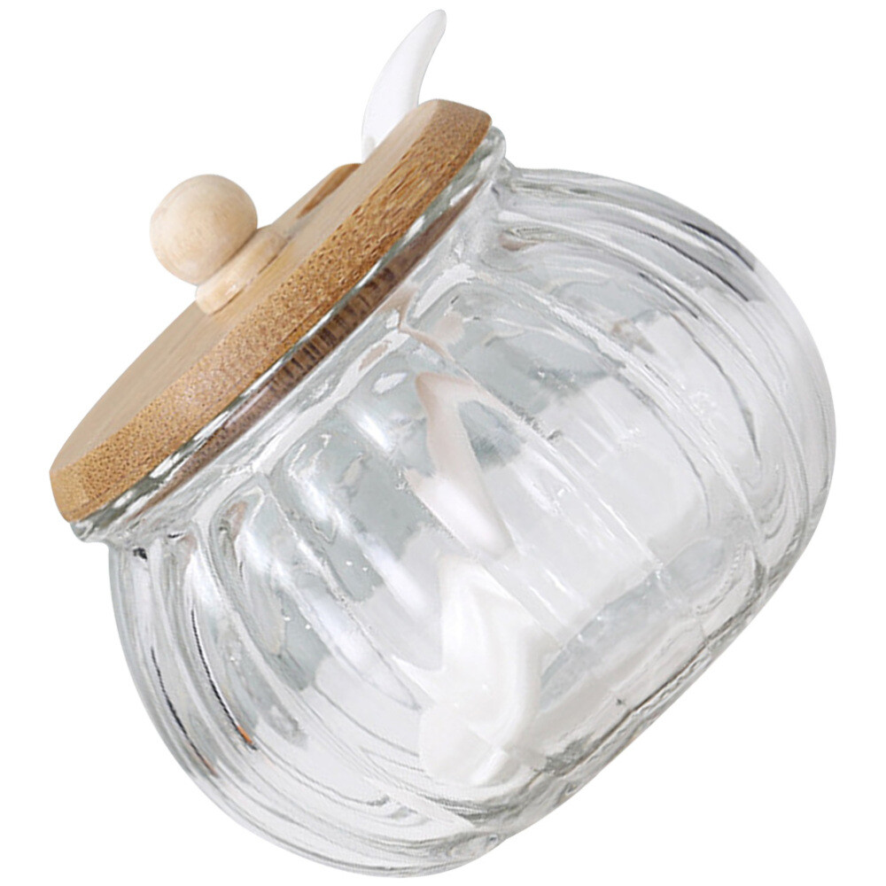 Glass Salt & Spice Storage Jar for Home & Kitchen