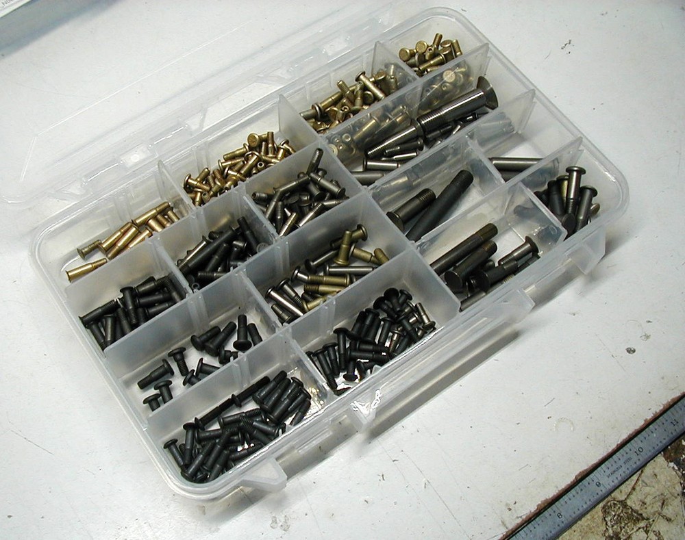 (350) 10-32 Threaded Titanium & Steel Hi Lok Pins