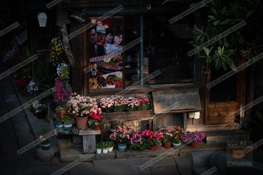 Digital Image Water Town Spring Wallpaper by Tyoumou P73 2025-image