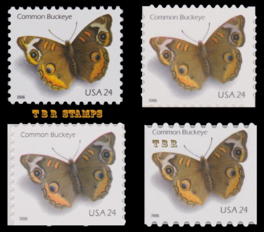 4000-02 4001 4002a 4002 Common Buckeye 24c Set 4 Butterflies 2006 MNH - Buy Now-image