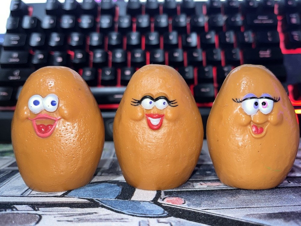 1992 McDonald’s Chicken McNugget Nugget Buddies Happy Meal Toy Figure No Costume