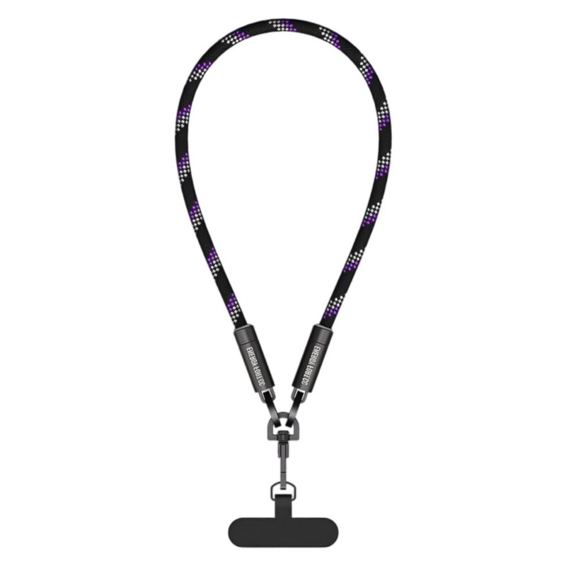 240W Fast Charging Lanyard Cable Type C Wearable Crossbody Sync