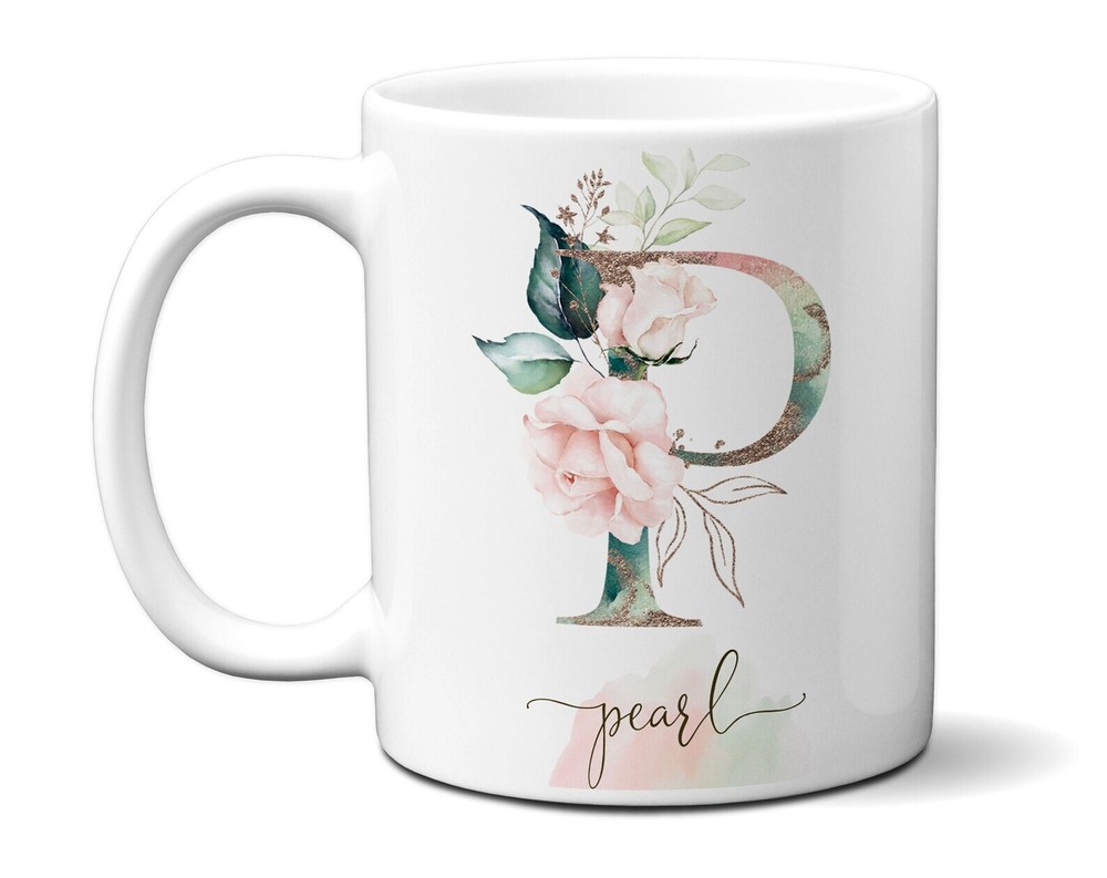 Initial & Name Personalize Mug For Woman Thank You Gift For Doctor Dentist R