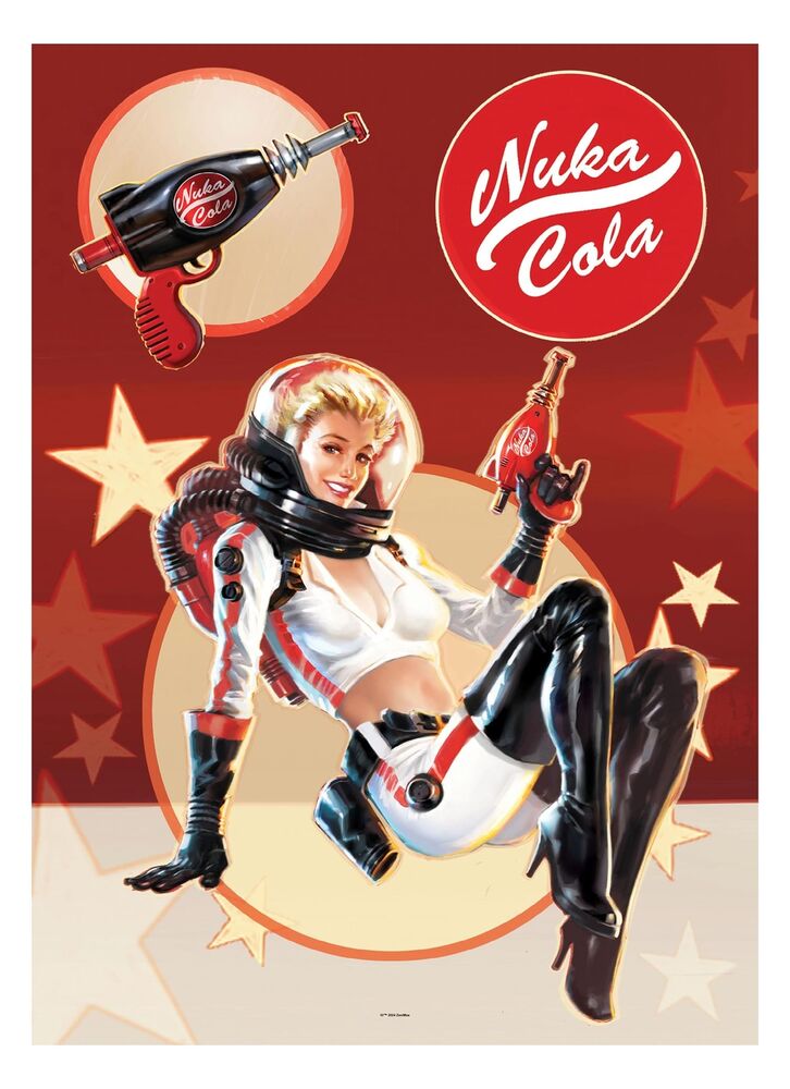Fallout Nuka-Cola Nuka-Girl 1000-Piece Jigsaw Puzzle | Toynk Exclusive