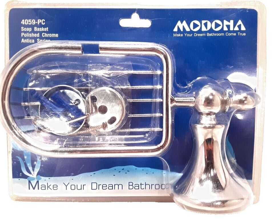 Modona Bathroom Company Polished Chrome Soap Basket Antica Series 4059-PC