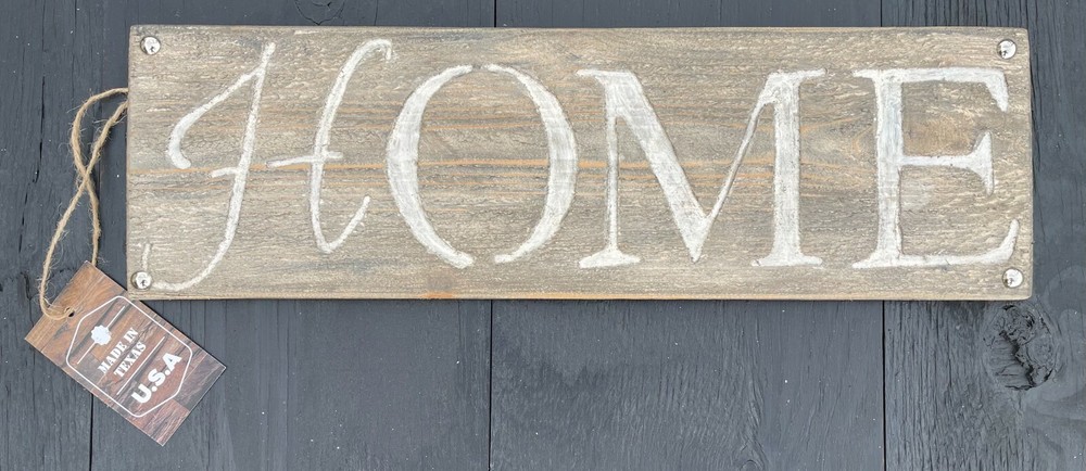 Rustic Farmhouse Handmade Engraved Wood Sign Home Decor 17.5x5.5 Inches New