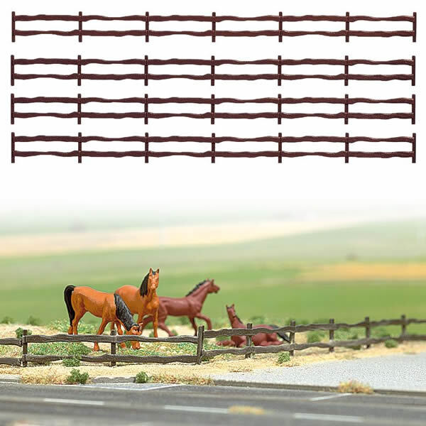 Busch 6008 HO Scale Fences -- Farm Field Set - 52