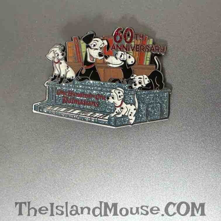 Disney DS 101 Dalmatians 60th Anniversary Legacy Pups Piano Pin (U1:142028)