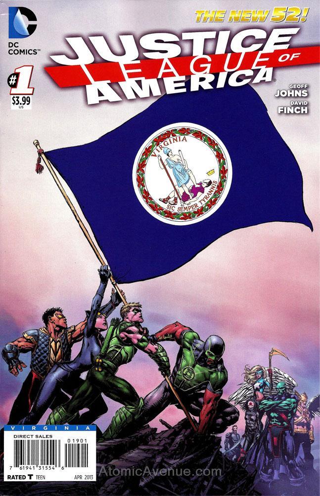 Justice League of America (3rd Series) #1B (48th) VF/NM; DC | New 52 Virginia Fl