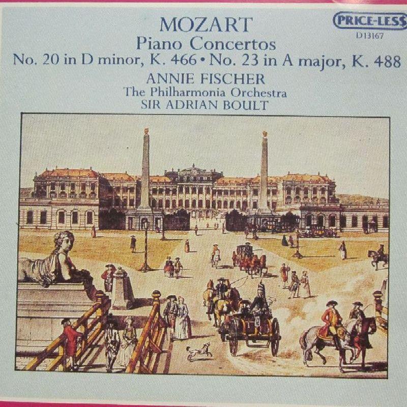 Mozart Piano Concertos 20 & 23 CD Album New Priceless US Edition