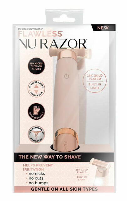 Finishing Touch Flawless Nu Razor Cordless Razor - Gold
