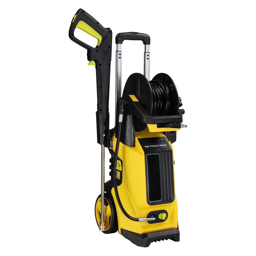 110V 3800PSI 1800W High Pressure Power Washer in Yellow