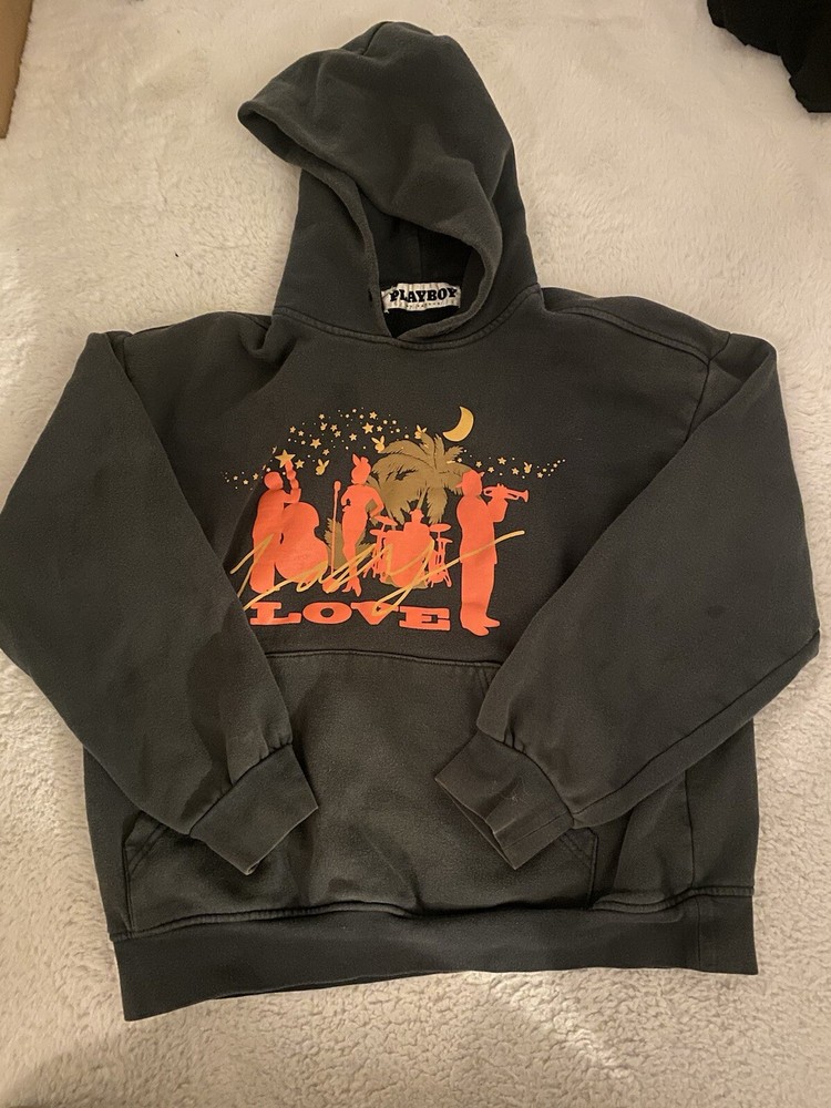 Playboy By Pacsun Black Hoodie Men’s Medium