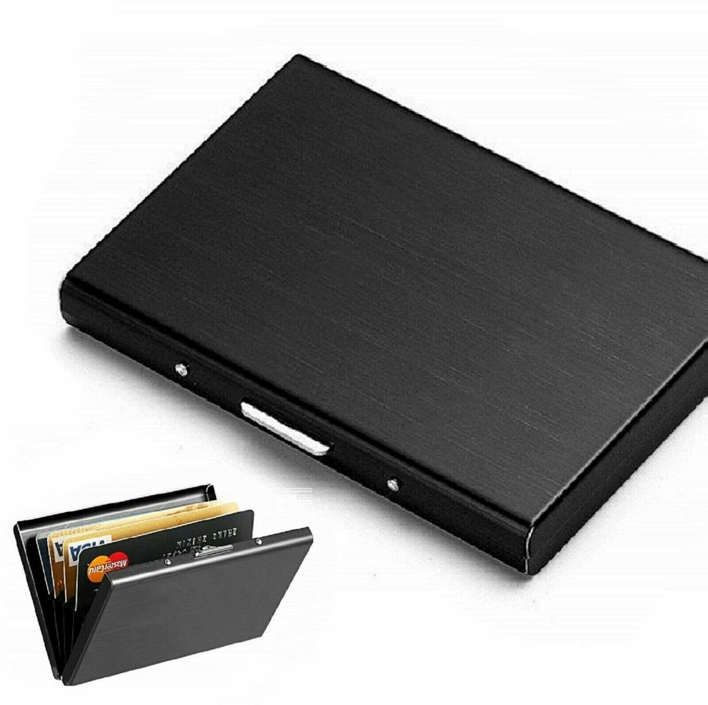 Slim RFID Blocking Stainless Steel Travel Wallet for Men  -image