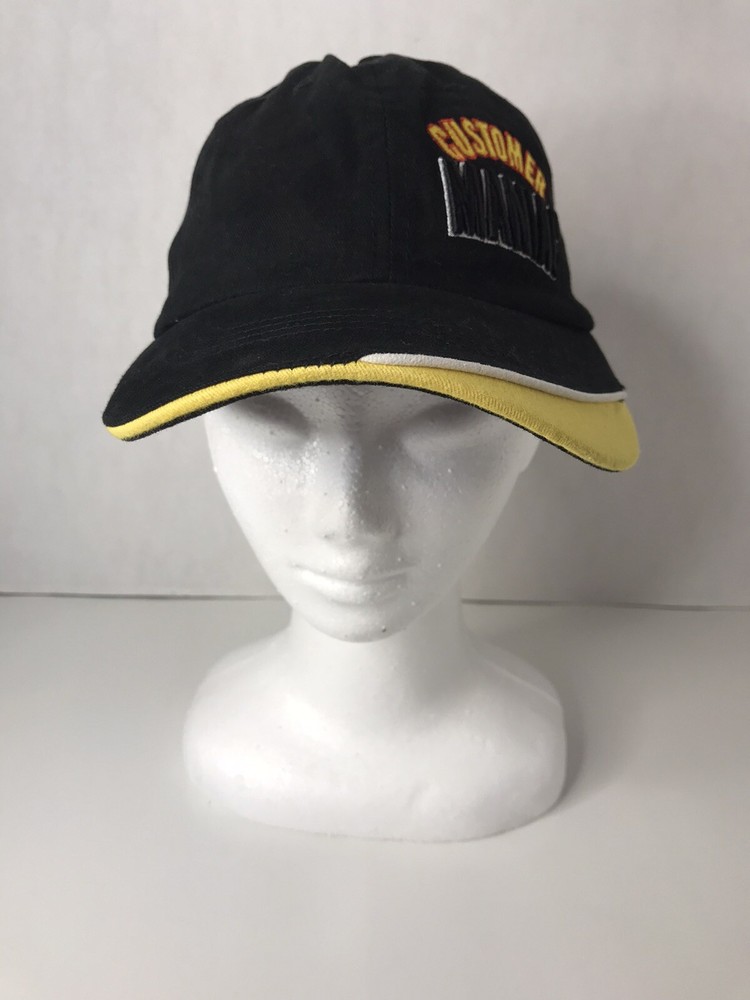 Customer Maniac Hot Black/Yellow New Without Tags Adjustable Strap-image