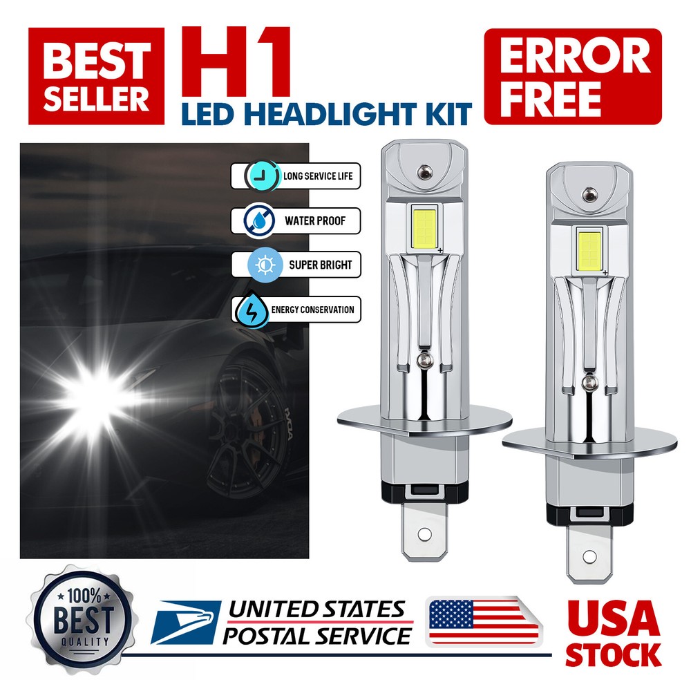 2x H1 LED Headlight Bulbs Conversion Kit High/Low Beam For Kia Forte 2010-2016