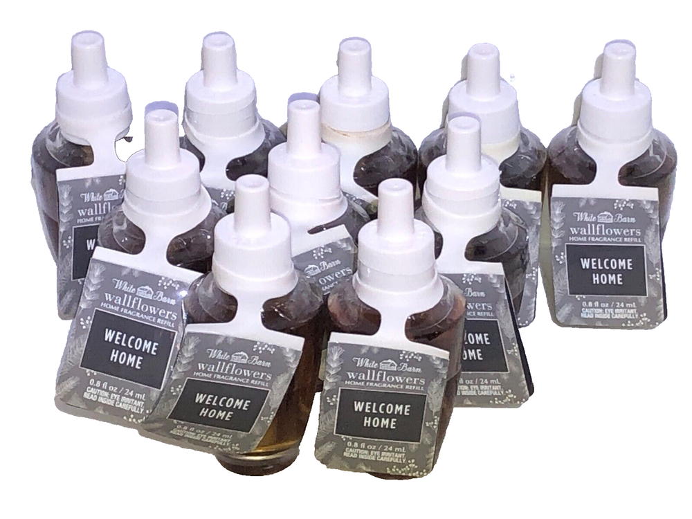10 Bath & Body Works WELCOME HOME WALLFLOWER REFILL BULB