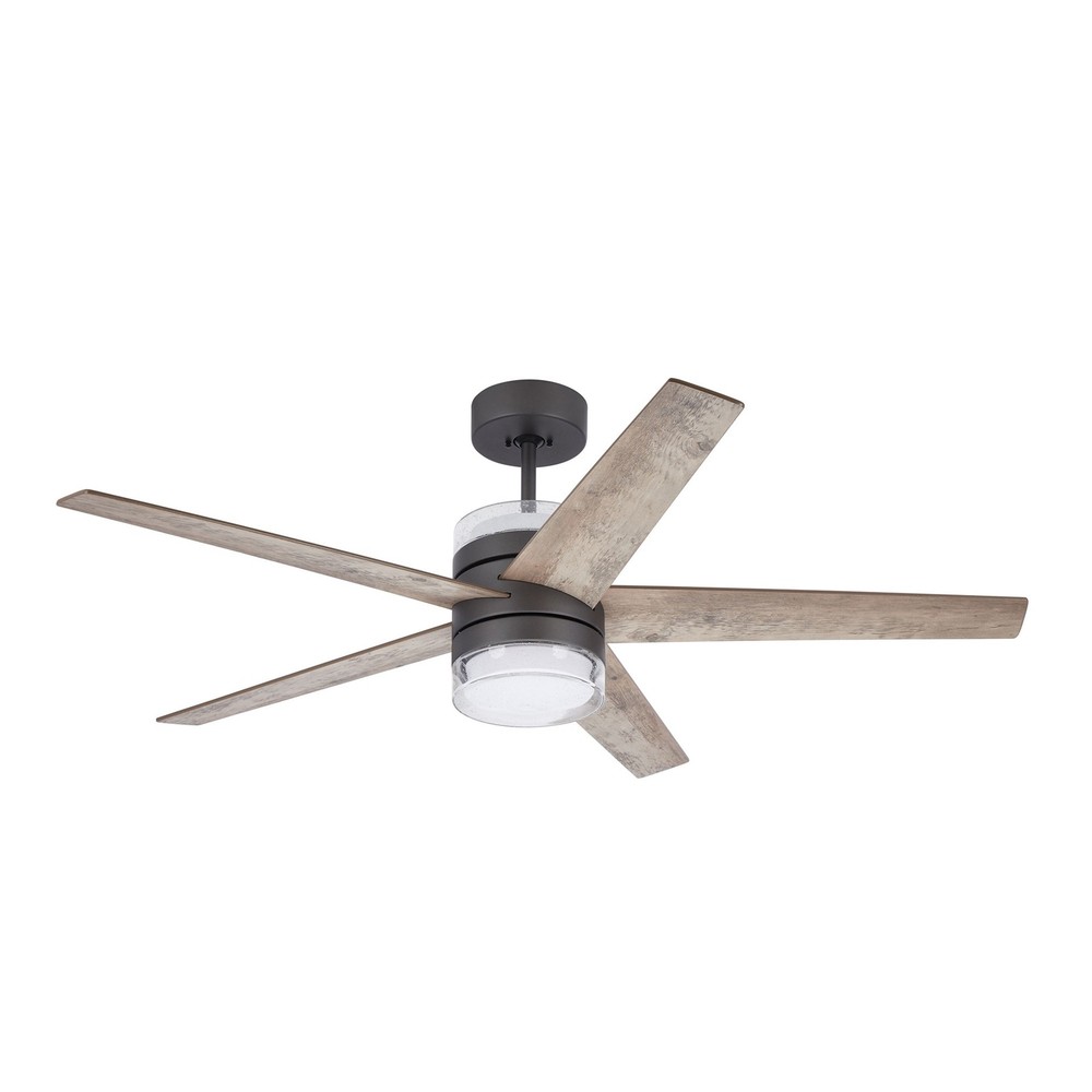 Lucere 52 Inch Modern Dual-Light LED Ceiling Fan with Remote Control