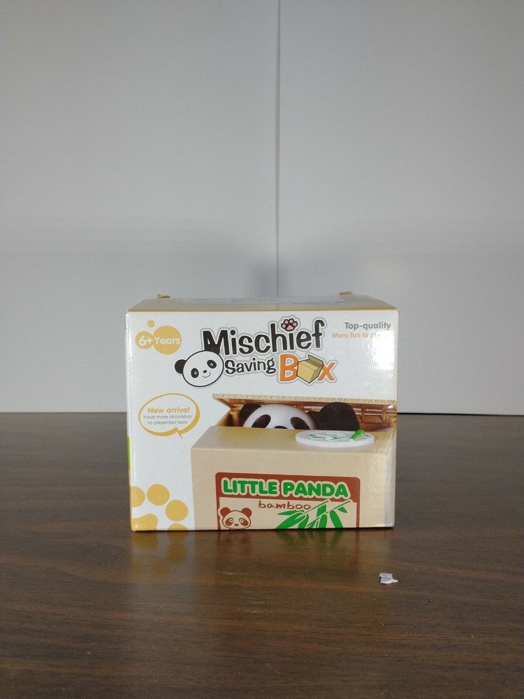 Mischief Little Panda Automated Stealing Coin Saving Box Piggy Bank-image