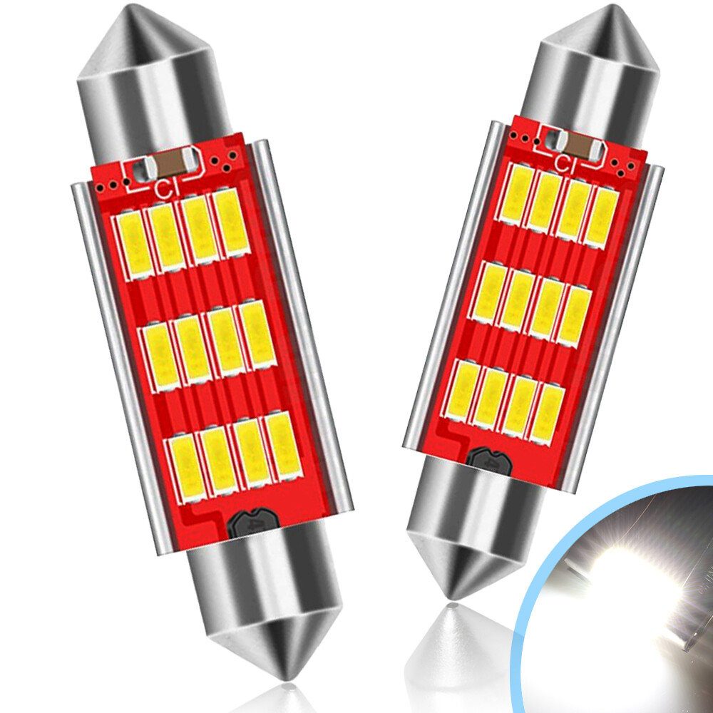 2 x LED Interior Dome Light Bulbs for Chevy Silverado 1500 1999 - 2014 578 211-2