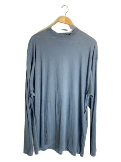 Balenciaga Black Cotton Long Sleeve T-Shirt Size L 739783 TOVF4