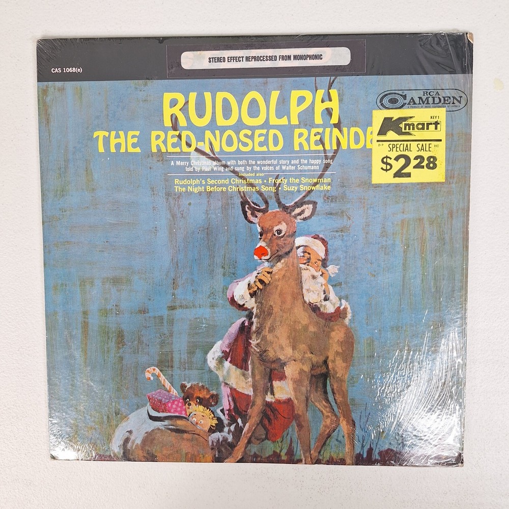 Rudolph The Red Nosed Reindeer Vinyl Lp Camden CAS 14068 Open Shrink 1965