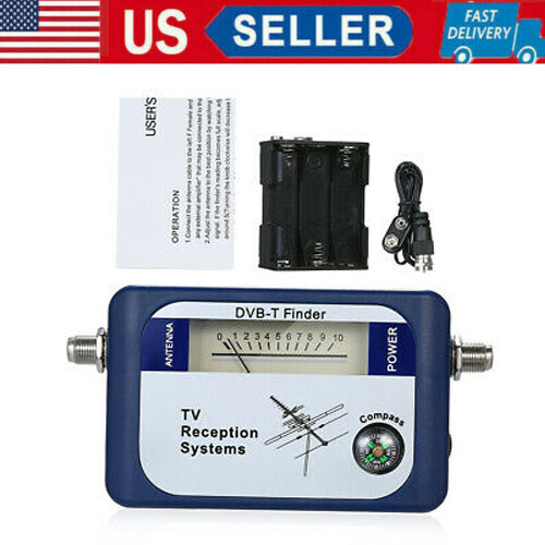 DVB-T Finder Digital Aerial Terrestrial TV Antenna Signal Strength Meter J1Z3