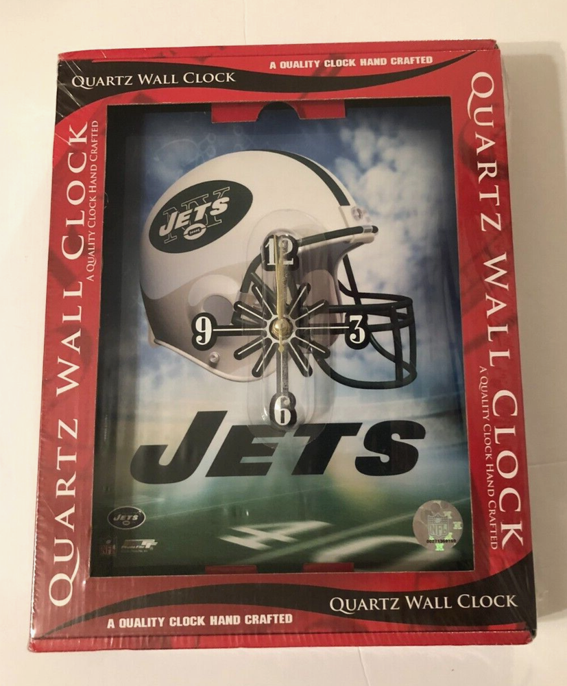 NEW YORK JETS Resin Quartz Wall Clock 10