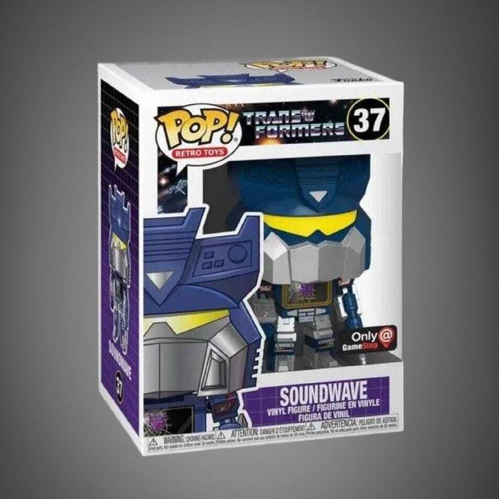 Retro Toys Transformer Soundwave Gamestop Exclusive Funko Pop 37