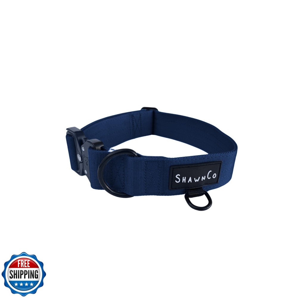 ShawnCo Basecamp Heavy-Duty Adjustable Nylon Tactical Dog Collar