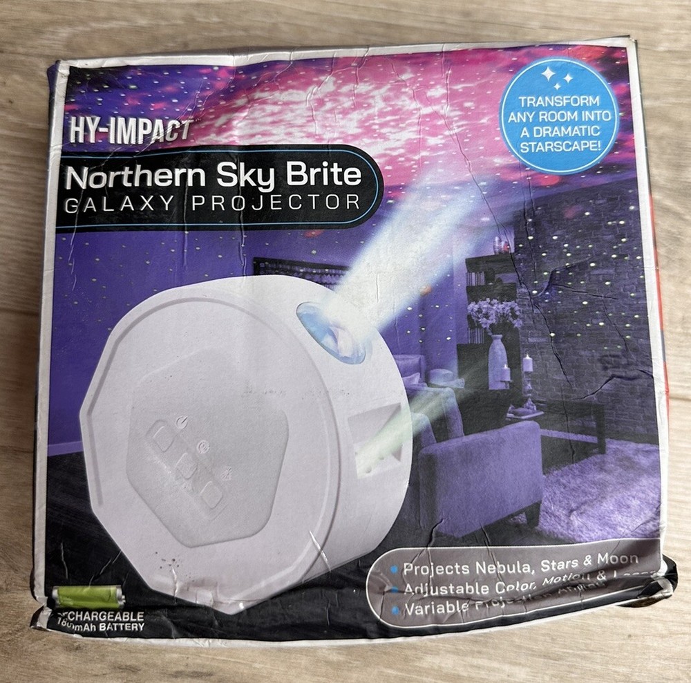 Hy-Impact Multi-Angle Galaxy Projector Light Multi Colors & Modes 03436