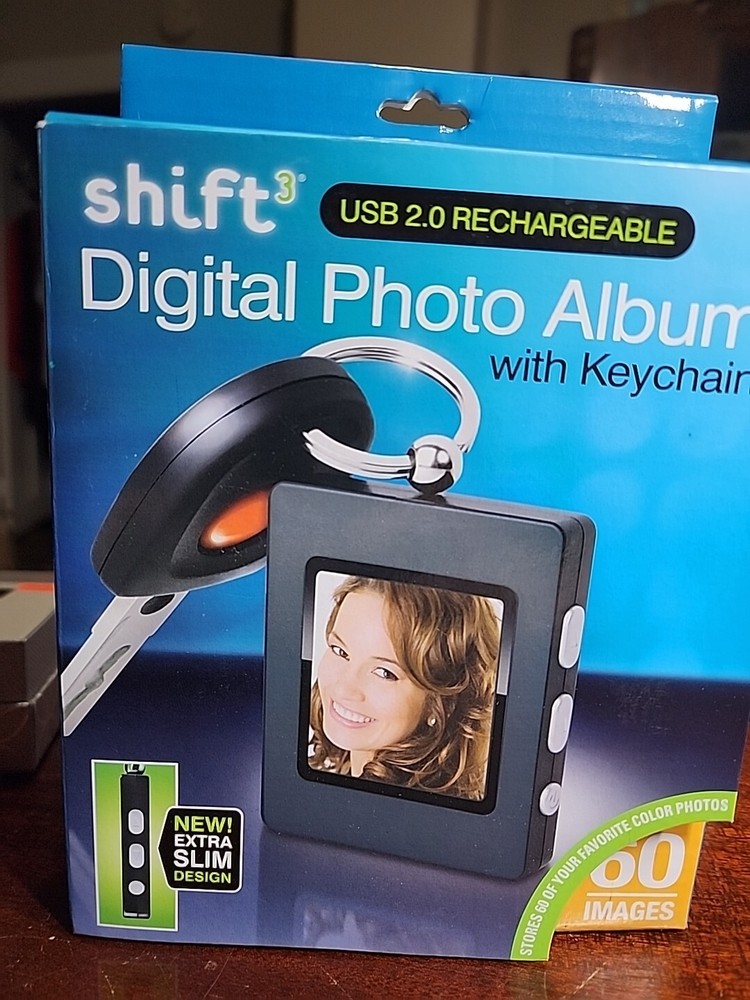 Digital Photo Album Keychain – Store & Display Your Memories On The Go  -image