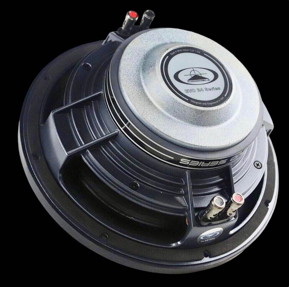 Audiomobile Evo 2410 D4 ‘Slimline’ 10” Subwoofer