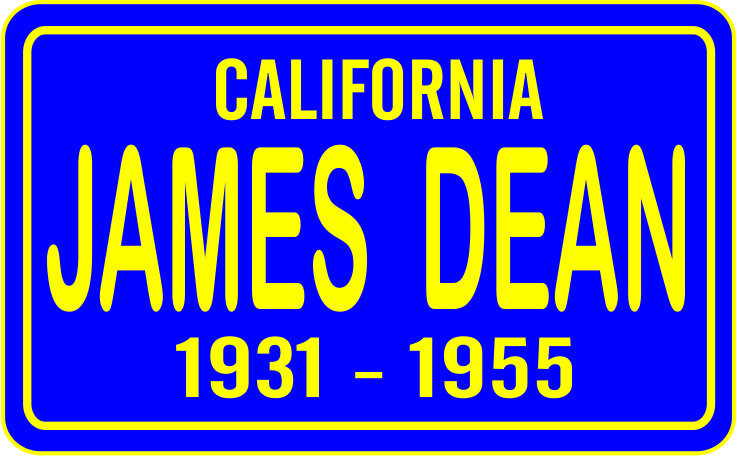 Set of 4 James Dean Magnets - Durable Strong Metal - 2