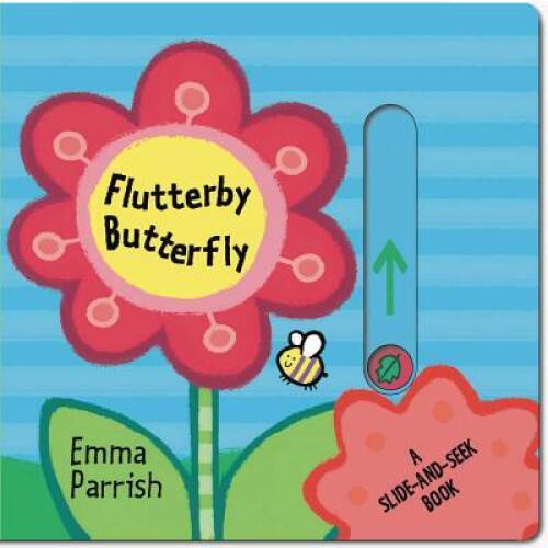 Flutterby Butterfly: A Slide-and-Seek Book - Board book - VERY GOOD