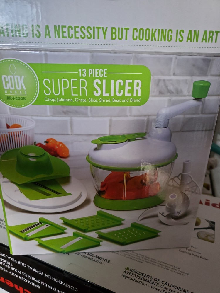 Food Slicer, Salad Chopper, Salad Spinner. NEW