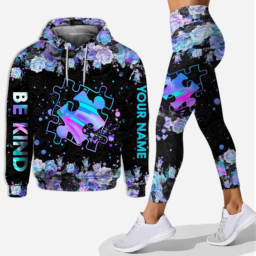 Personalized Love Autism Awareness Hoodie And Leggings