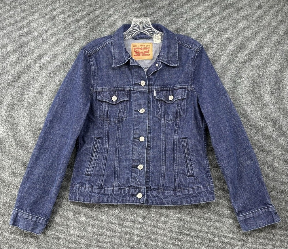 Levi’s Denim Trucker Jacket Women’s M Dark Wash