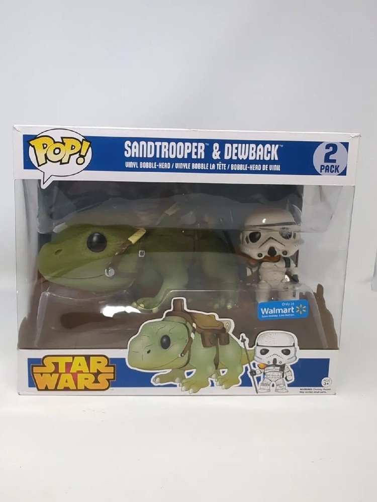 Funko Pop! Star Wars: Sandtrooper and Dewback Vinyl Bobblehead Walmart Exclusive