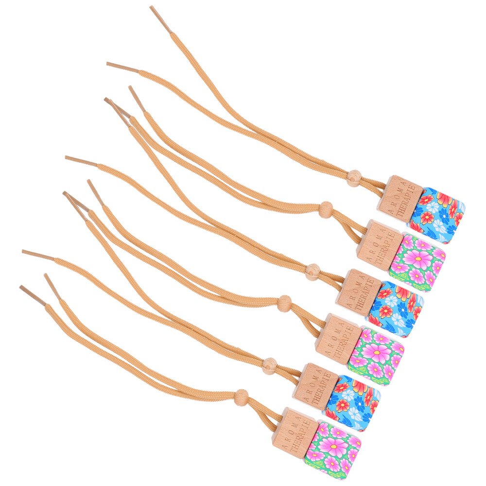 6 Pcs Essential Oil Car Diffuser Perfume Empty Bottle Air Refillable