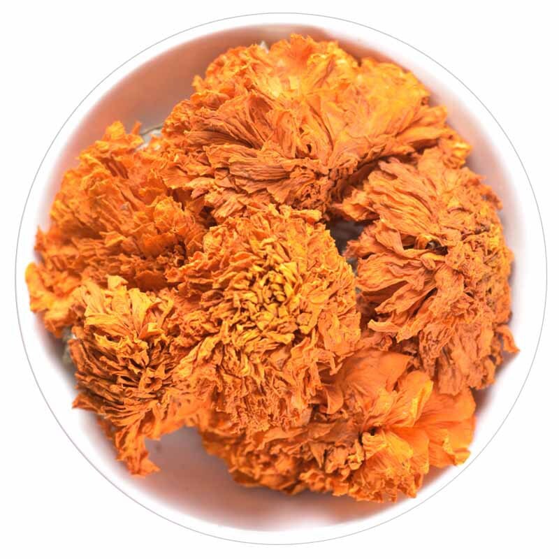 Herbal tea, marigold flowers