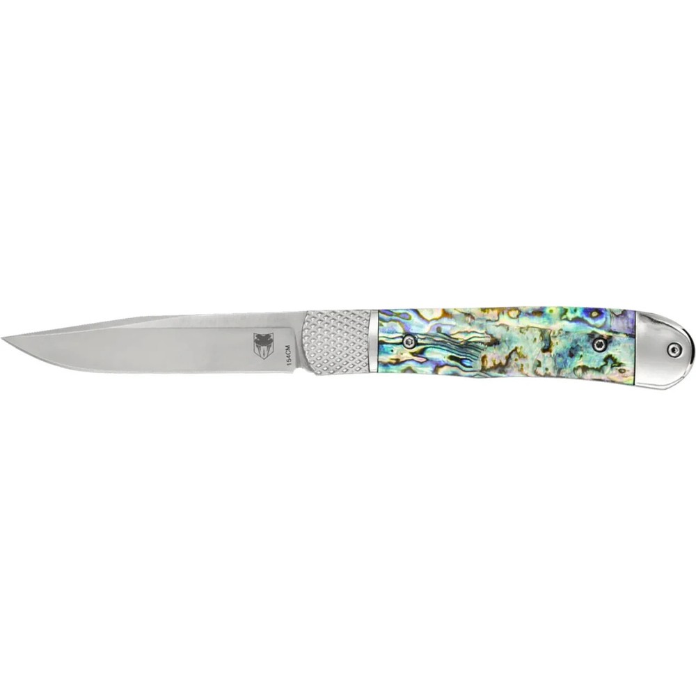 COBRATEC TRAPPER ABALONE FIXED BLADE KNIFE 154CM STEEL