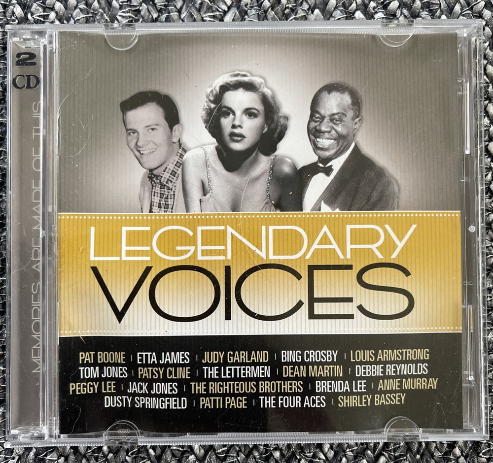 TIME LIFE Legendary Voices Music 2 Disc CD Free Shipping To USA-image