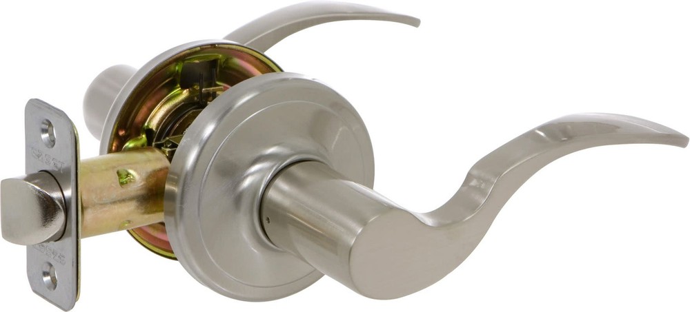 Delaney 502T-SY Nickel Shelby Series Privacy Door Lever Set