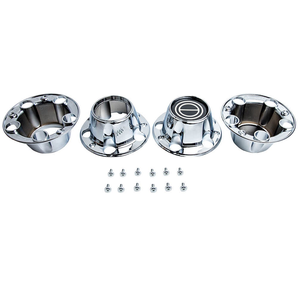 Set of 4 Wheel Center Caps Hubs W/ Screws 4x4 Fit For F150 /Bronco /Van