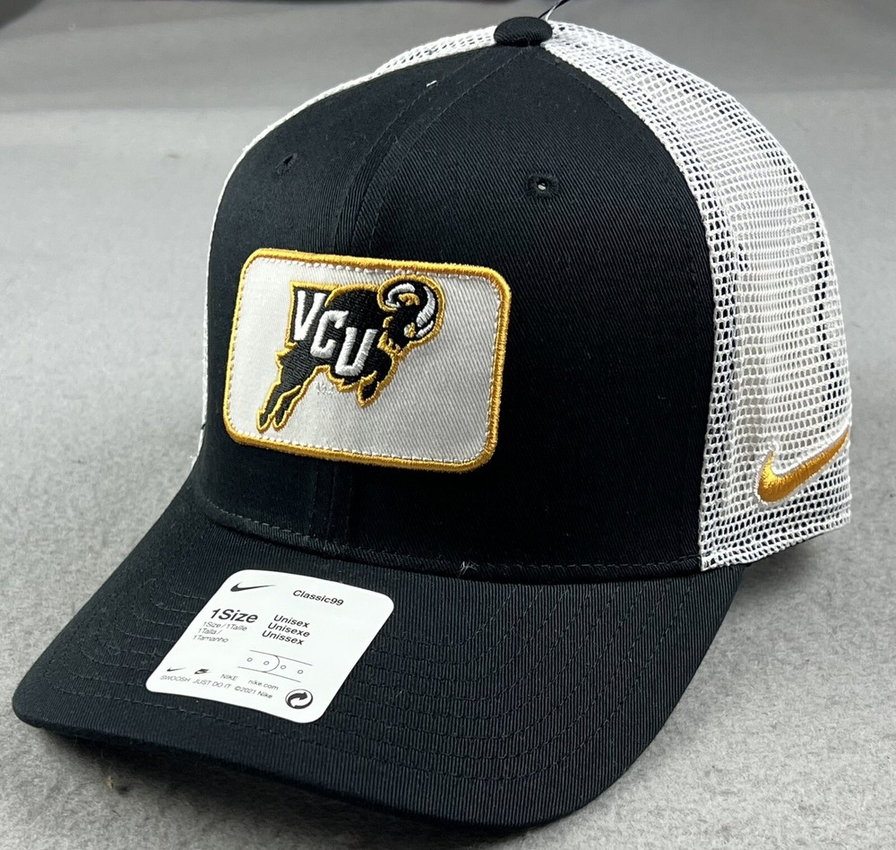 NIKE Virginia Commonwealth Rams Trucker Hat One Size Adjustable NEW