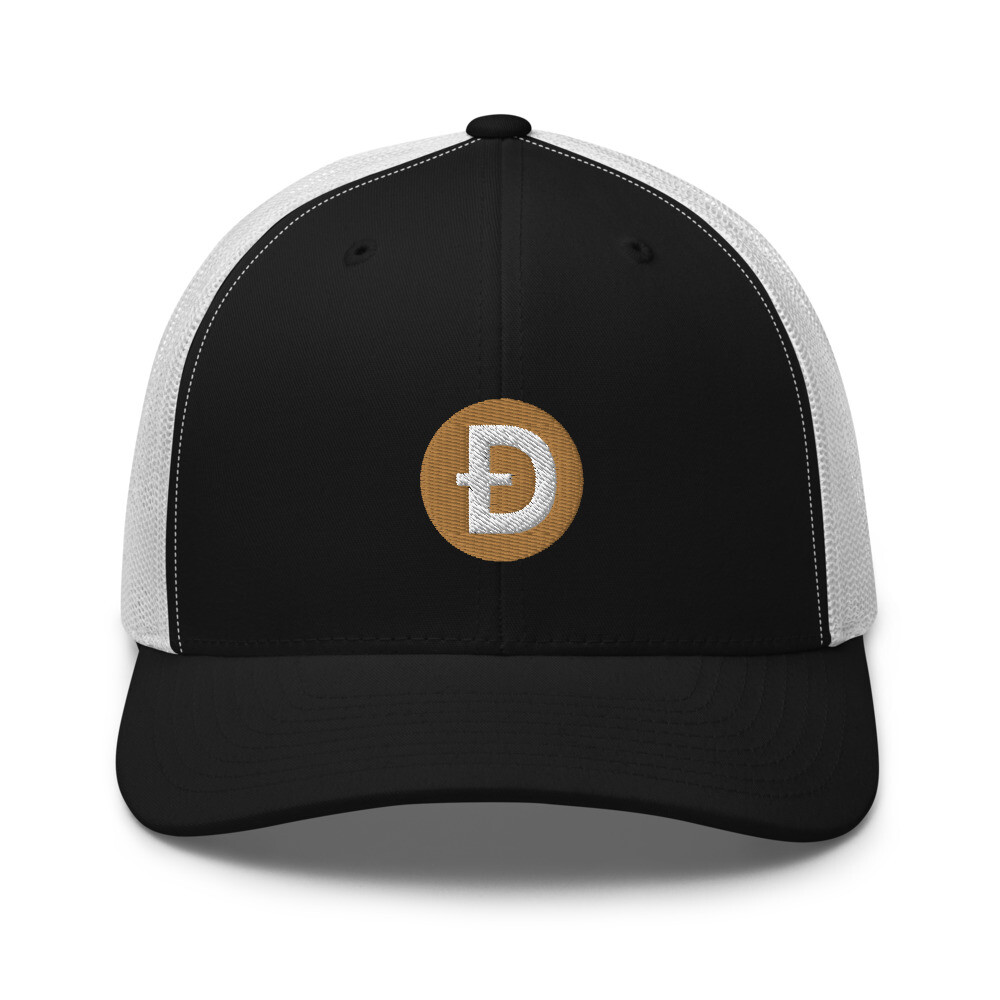Dogecoin Classic Trucker Cap doge coin crypto cryptocurrency trader gift hat-image